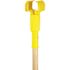 Wooden Mop Handle with Plastic Jaws 60 x 15/16 in. (2-pack)