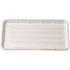 PrimeSource 8 in. x 14.75 in. x 1.06 in. White Disposable Foam Meat & Poultry Trays (250 Per Case)
