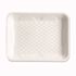PrimeSource 9.25 in. x 7.25 in. x 1-1/8 in. White Disposable Foam Meat & Poultry Trays (500 per case)