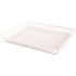 PrimeSource 10.5 in. x 8.5 in. x .937 in. White Disposable Foam Meat & Poultry Trays (400 per case)