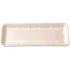 PrimeSource 14-7/16 in. x 5.75 in. x .5 in. White Disposable Foam Meat & Poultry Trays (250 per case)