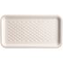 PrimeSource 10.75 in. x 5.75 in. x .5 in. White Disposable Foam Meat & Poultry Trays (500 Per Case)