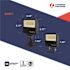 Contractor Select ESXF1 Bronze Outdoor Integrated LED Flood Light with Switchable Lumens and CCT
