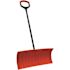 Bigfoot 21" Poly Snow Roller Shovel With X-Large Shock Absorbing D-Grip