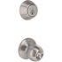 Round Deadbolt and Entry Combo Pack 2-3/8" and 2-3/4" Backset Grade 3 Satin Chrome