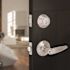 Straight Deadbolt and Entry Combo Pack 2-3/8" and 2-3/4" Backset Grade 3 Satin Stainless Steel