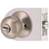 Flat Ball Entry Door Knob 2-3/8" and 2-3/4" Backset Grade 3 Satin Nickel