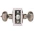 Flat Ball Entry Door Knob 2-3/8" and 2-3/4" Backset Grade 3 Satin Nickel