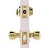 Tulip Deadbolt and Entry Combo Pack 2-3/8" and 2-3/4" Backset Grade 3 Bright Brass