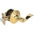 Wave Privacy Door Lever 2-3/8" and 2-3/4" Backset Grade 3 Bright Brass