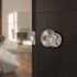 Round Entry Door Knob 2-3/8" and 2-3/4" Backset Grade 3 Satin Nickel