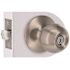 Round Entry Door Knob 2-3/8" and 2-3/4" Backset Grade 3 Satin Nickel