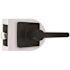 Modern Passage Door Lever 2-3/8" and 2-3/4" Backset Grade 3 Matte Black
