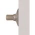 Wave Dummy Door Lever Left Handed Satin Nickel