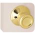 Tulip Dummy Door Knob Bright Brass