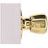 Tulip Dummy Door Knob Bright Brass
