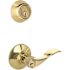 Wave Deadbolt and Entry Combo Pack 2-3/8: and 2-3/4" Backset Grade 3 Bright Brass