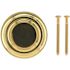 Single-Sided Replacement Plate Bright Brass