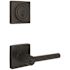 Modern Deadbolt and Entry Combo Pack 2-3/8" and 2-3/4" Backset Grade 3 Matte Black