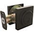 Contemporary Single Cylinder Deadbolt 2.375 and 2.75in. Backset Grade 3 Matte Black