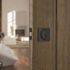 Contemporary Single Cylinder Deadbolt 2.375 and 2.75in. Backset Grade 3 Matte Black