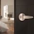 Straight Dummy Lever Satin Nickel