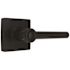Modern Privacy Door Lever 2-3/8" and 2-3/4" Backset Grade 3 Matte Black