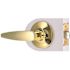 Straight Passage Door Lever 2-3/8" and 2-3/4" Backset Grade 3 Bright Brass