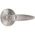 Shield Security Straight Privacy Door Lever 2-3/8" and 2-3/4" Backset Grade 3 Satin Chrome 6-Pack