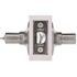 Shield Security Straight Privacy Door Lever 2-3/8" and 2-3/4" Backset Grade 3 Satin Chrome 6-Pack