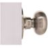 Flat Ball Dummy Door Knob Satin Nickel