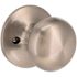 Flat Ball Dummy Door Knob Satin Nickel