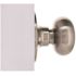 Flat Ball Dummy Door Knob Satin Nickel