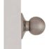 Round Dummy Door Knob Satin Chrome