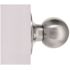 Round Dummy Door Knob Satin Chrome