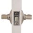 Straight Passage Hall/Closet Door Lever 2-3/8" and 2-3/4" Backset Grade 3 Satin Chrome 6-Pack