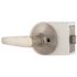 Straight Passage Hall/Closet Door Lever 2-3/8" and 2-3/4" Backset Grade 3 Satin Chrome 6-Pack