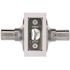 Straight Passage Hall/Closet Door Lever 2-3/8" and 2-3/4" Backset Grade 3 Satin Chrome 6-Pack