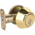 Single Cylinder Deadbolt 2-3/8" and 2-3/4" Backset Grade 3 Bright Brass