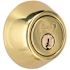 Single Cylinder Deadbolt 2-3/8" and 2-3/4" Backset Grade 3 Bright Brass