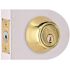 Single Cylinder Deadbolt 2-3/8" and 2-3/4" Backset Grade 3 Bright Brass