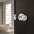 Shield Security Round Privacy Door Knob 2-3/8" and 2-3/4" Backset Grade 3 Satin Chrome 6-Pack