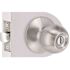 Shield Security Round Privacy Door Knob 2-3/8" and 2-3/4" Backset Grade 3 Satin Chrome 6-Pack