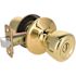 Tulip Privacy Bed/Bath Door Knob 2-3/8" and 2-3/4" Backset Grade 3 Bright Brass
