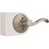 Wave Dummy Door Lever Right Handed Satin Nickel