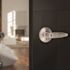 Straight Dummy Door Lever Satin Stainless Steel and Satin Chrome