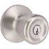 Tulip Entry Door Knob 2-3/8" and 2-3/4" Backset Grade 3 Satin Chrome