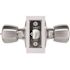 Tulip Entry Door Knob 2-3/8" and 2-3/4" Backset Grade 3 Satin Chrome