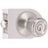 Tulip Entry Door Knob 2-3/8" and 2-3/4" Backset Grade 3 Satin Chrome