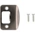 Replacement Strike Plate Satin Stainless Steel and Satin Chrome